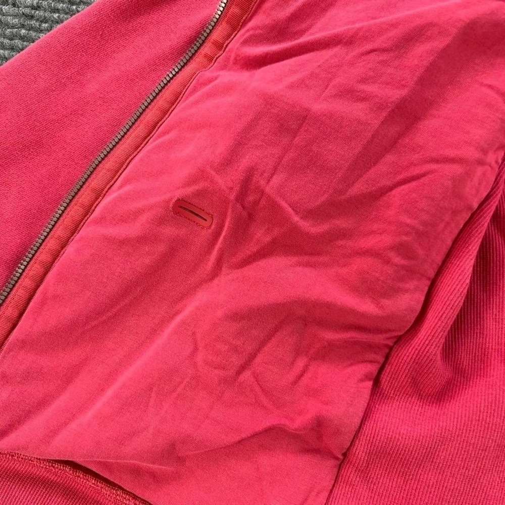 Lululemon Scuba Hoodie Full Zip Womens 10 Pink Athleisure Train Workout Gym Warm - Picture 6 of 10